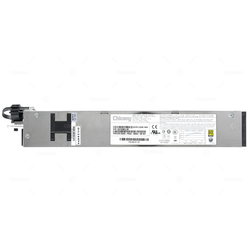 74-7541-02 CISCO 650W 80 PLUS GOLD POWER SUPPLY FOR CISCO UCS SERVER